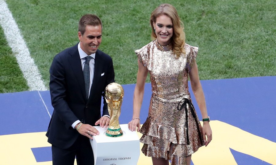 Philipp Lahm i ruski model, Natalia Vodianova