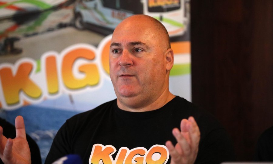 Leo Pavela na konferenciji za novinare o izlasku iz Mosta