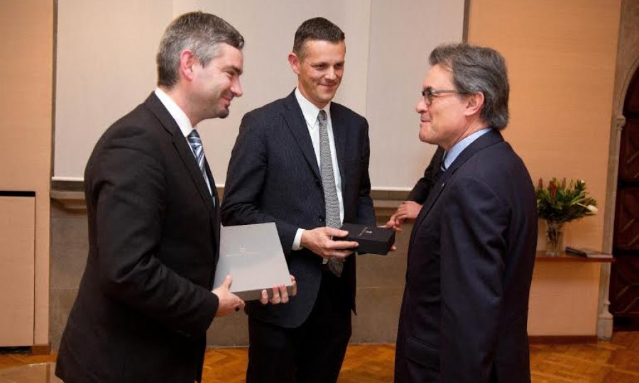Boris Miletić, Valter Flego i Artur Mas