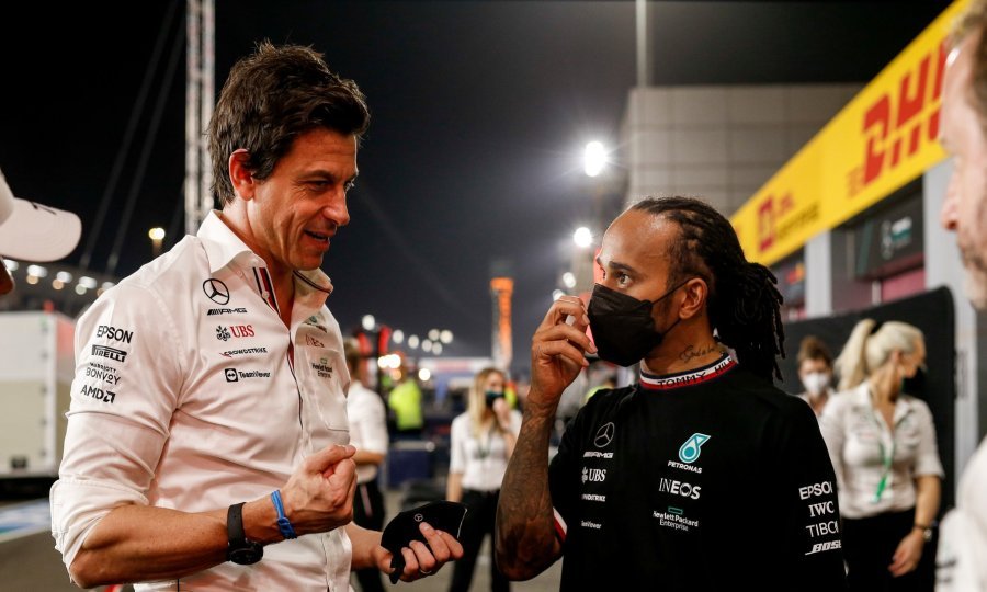 Toto Wolff i Lewis Hamilton