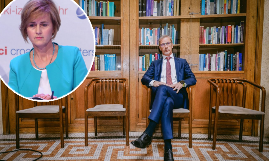 Sandra Švaljek i Boris Vujčić