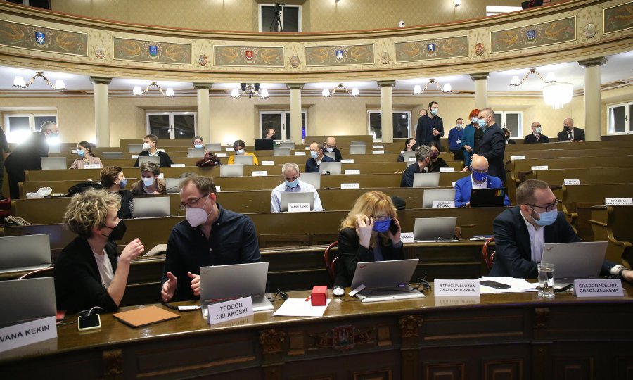 Sjednica zagrebačke Gradske skupštine