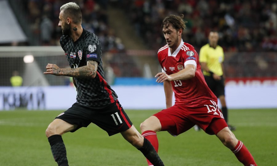 Marcelo Brozović (lijevo) vs. Aleksej Mirančuk