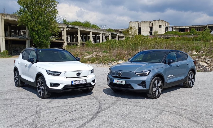 Volvo XC40 Recharge (lijevo) i C40 Recharge: hrvatska premijera