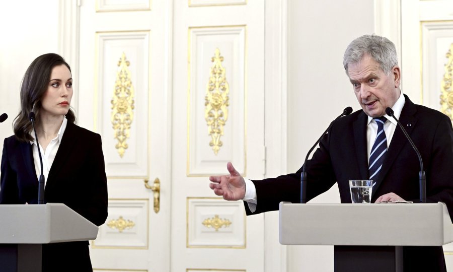 Finska premijerka Sanna Marin i finski predsjednik Sauli Niinisto