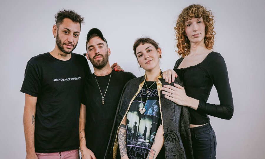 S lijeva na desno: Pichón Reyna, Juan Ejemplo, Sofía Tramazaygues i Leandra Atenea Levine Hidalgo