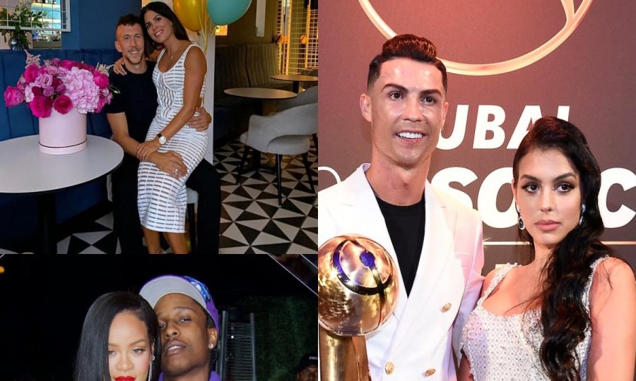 Rihanna i Asap, Josipa i Ivan Perišić, Georgina Rodriguez i Cristiano Ronaldo