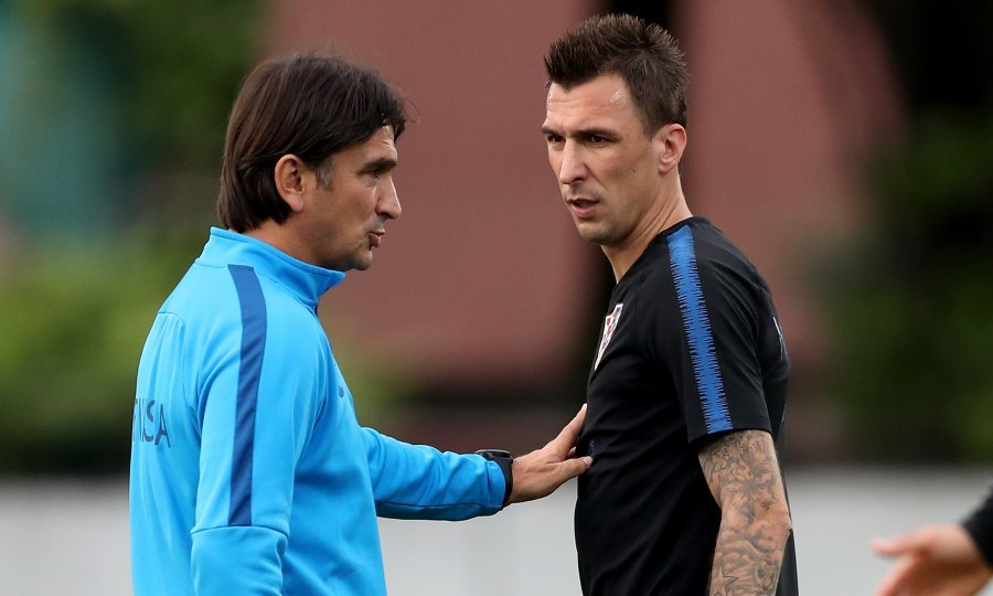 Zlatko Dalić i Mario Mandžukić