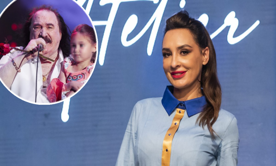 Mišo Kovač i unučica Elena; Ivana Kovač