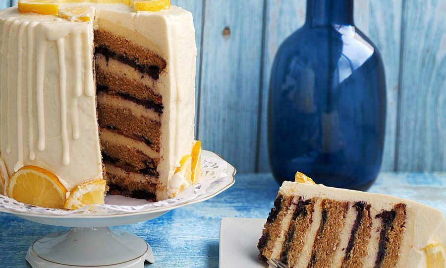 Torta od borovnica i limuna
