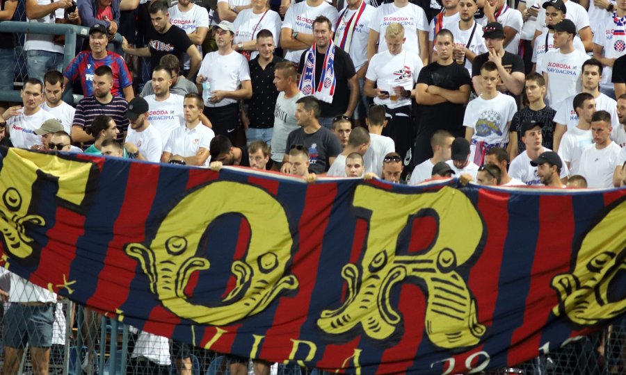 Torcida na utakmici Varaždin - Hajduk