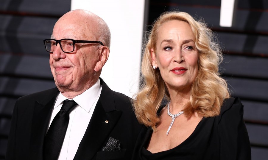 Jerry Hall i Rupert Murdoch