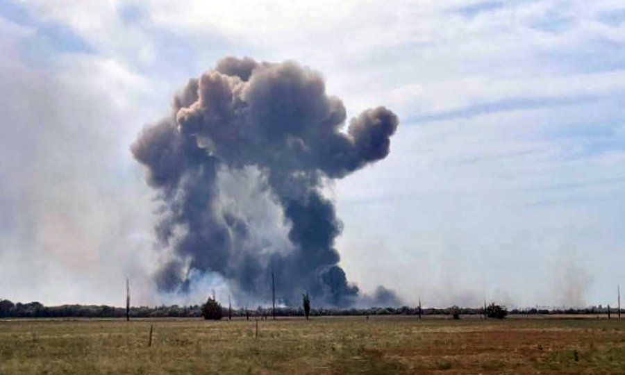 Eksplozija na aerodromu na Krimu 9. kolovoza 2022.