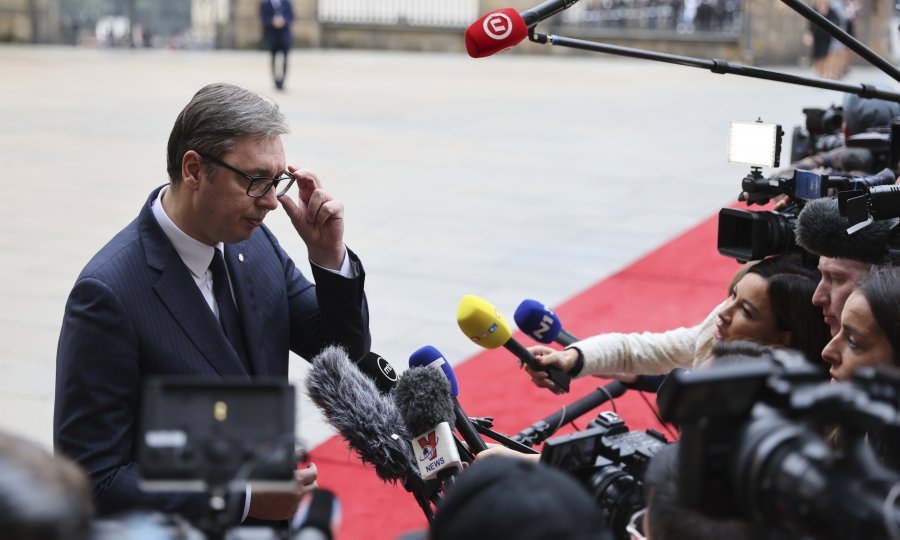 Aleksandar Vučić na samitu u Pragu