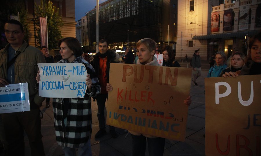 Prosvjed u Beogradu u rujnu prošle godine