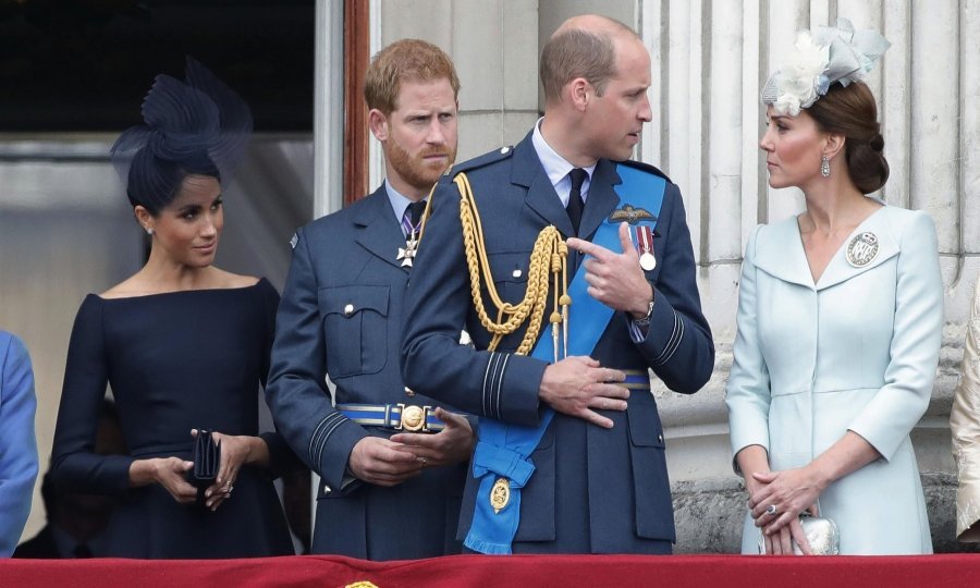 Meghan Markle i princ Harry, Kate Middleton i princ William