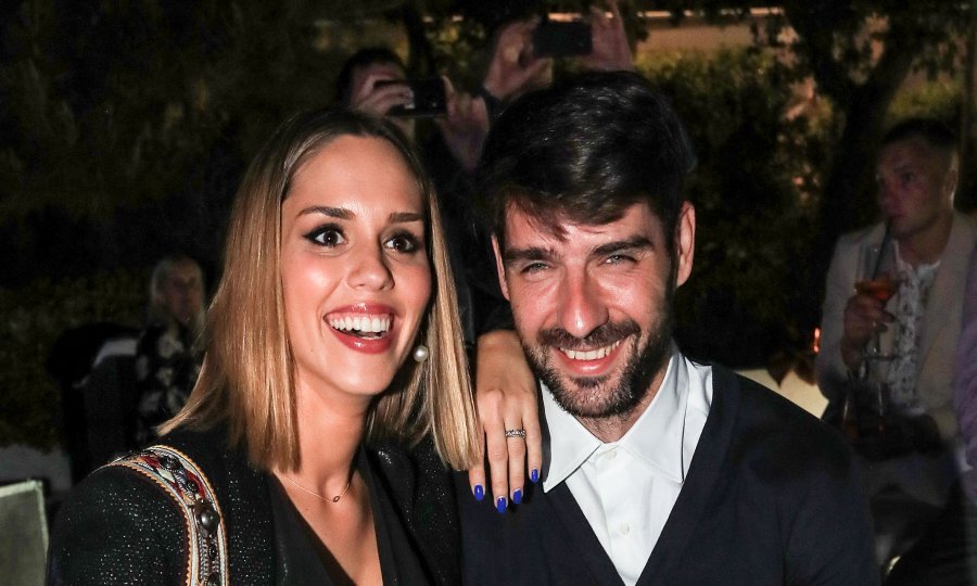Vedran Ćorluka i Franka Batelić