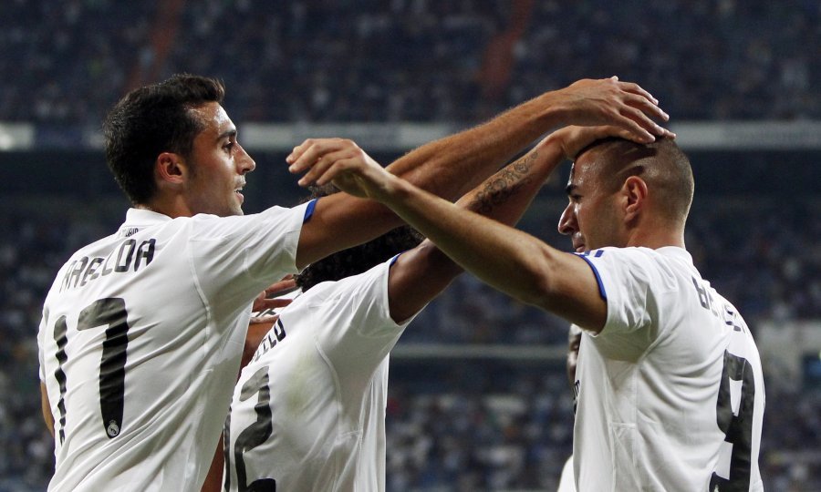 Alvaro Arbeloa Karim Benzema Real Madrid