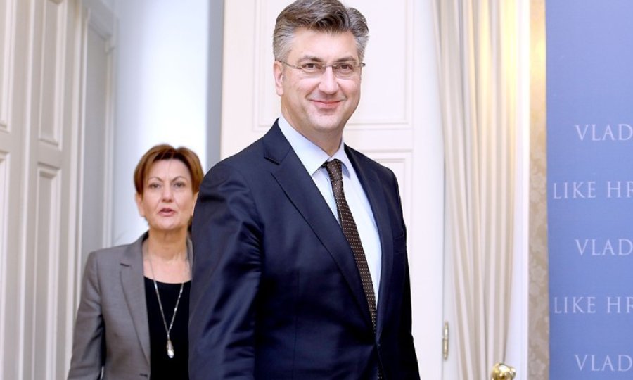 Andrej Plenković i Martina Dalić
