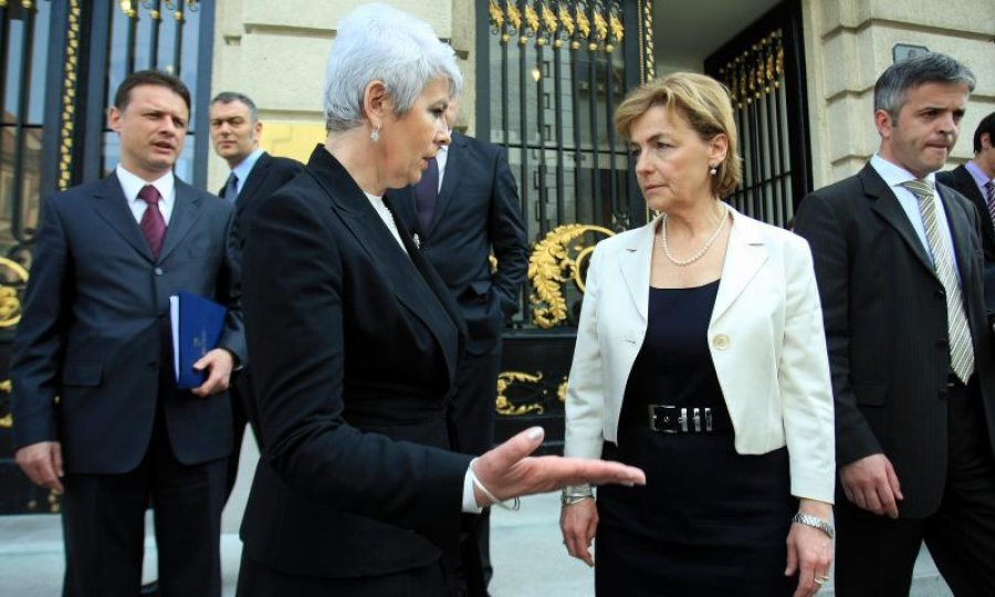 Jadranka Kosor i Vesna Pusić
