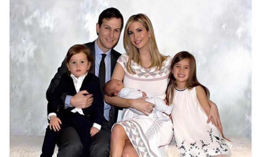 Obiteljski foto Ivanka Trump i Jared Kushner s djecom