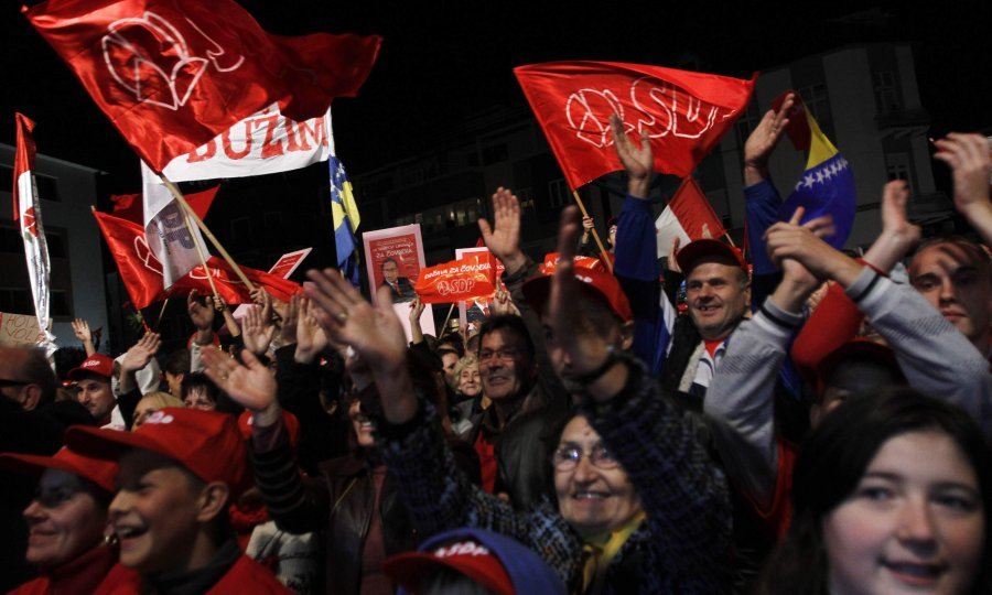 Slavlje simpatizera SDP-a BIH