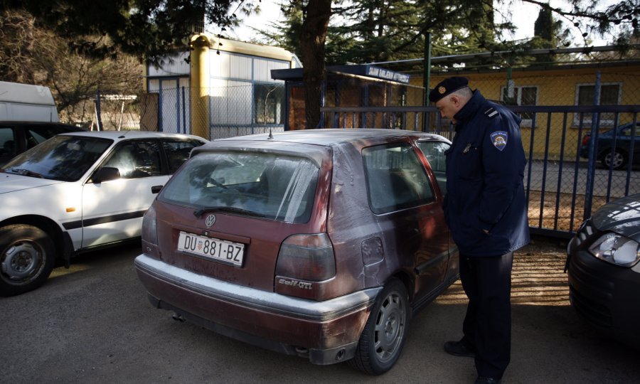 Golf u kojem je navodno eksplodirao spremnik plina