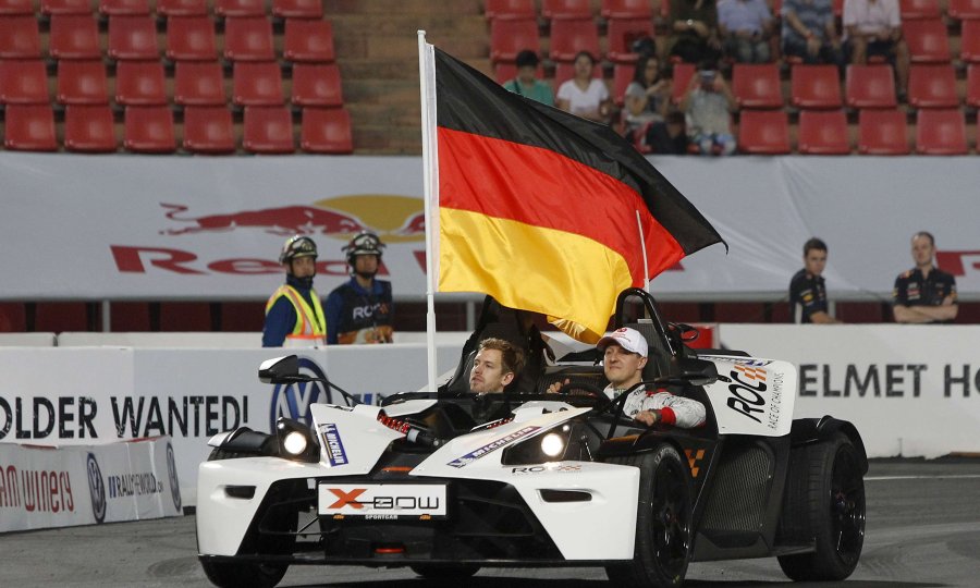 Sebastian Vettel i Michael Schumacher