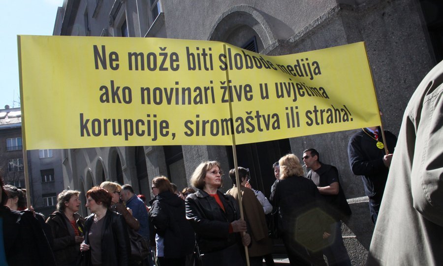 Novinarski prosvjed potpore Večernjakovcima (4)