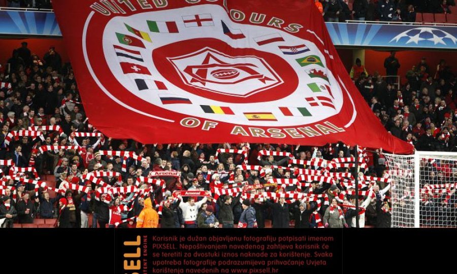 Arsenal, navijači, Liga prvaka 2009-10