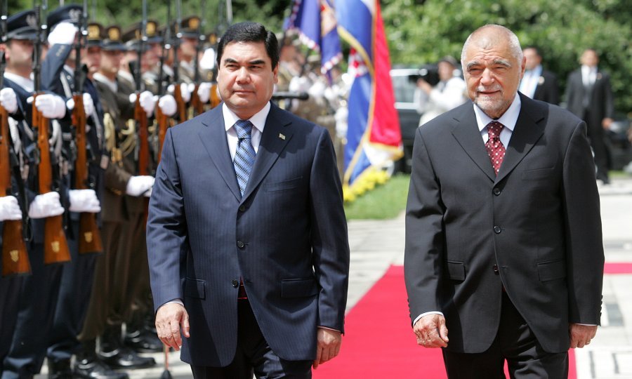 Stjepan Mesić i Gurbanguly Berdimuhamedow