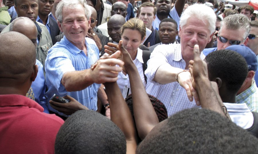 haiti george bush bill clinton