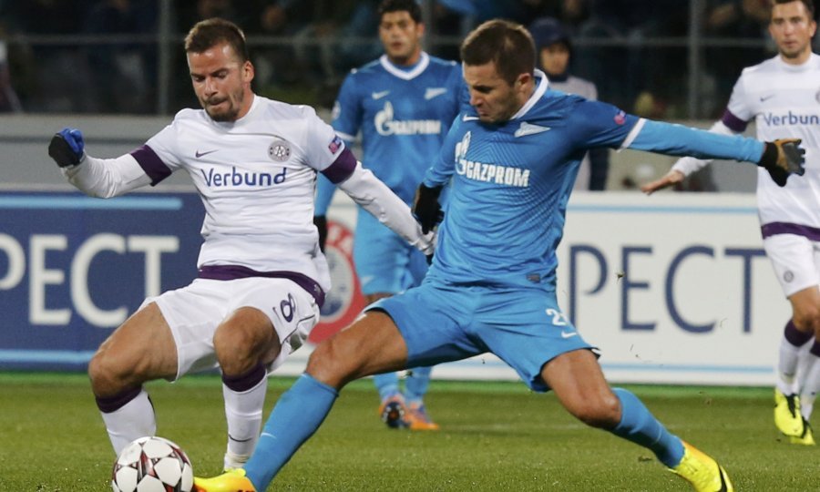 Zenit - Austria Beč, Viktor Fayzulin i Tomas Simković