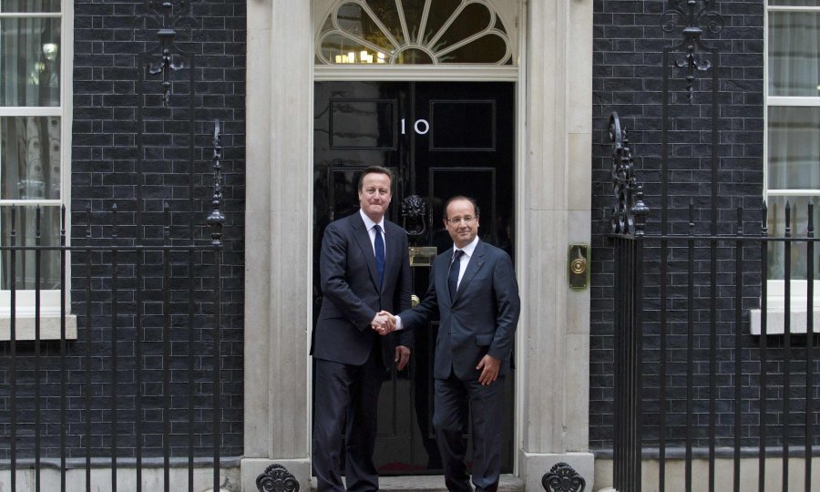 David Cameron Francois Hollande cameron hollande