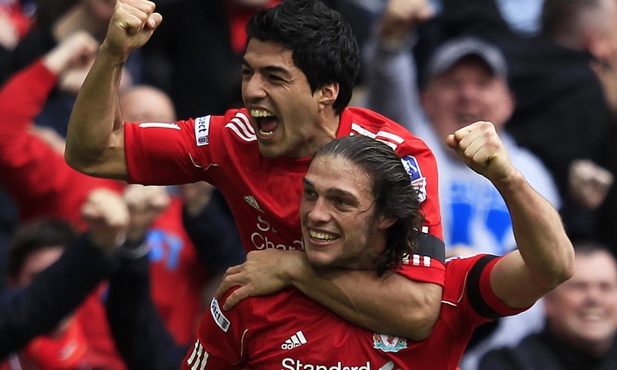 Andy Carroll Luis Suarez FC Liverpool