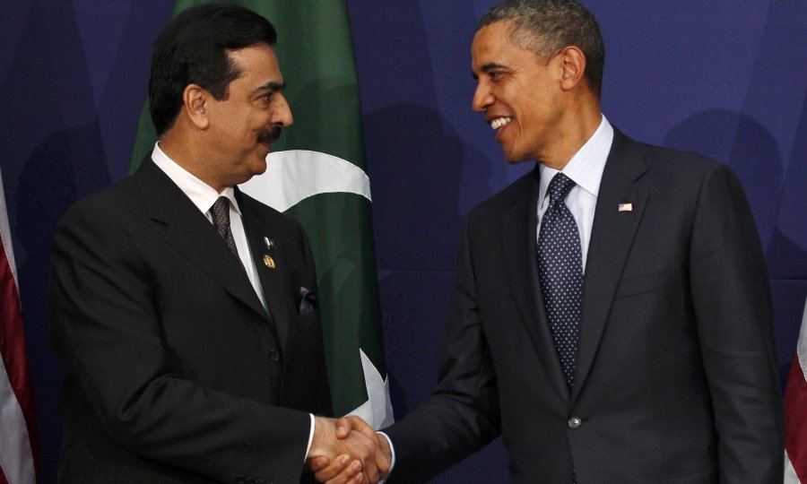 Yusuf Raza Gilani i Barack Obama