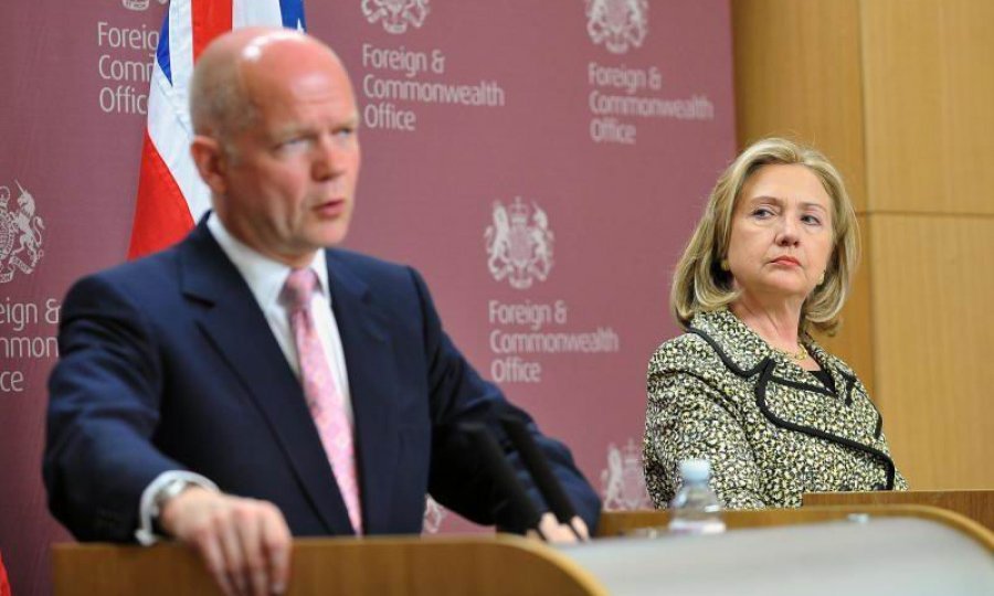 william hague hillary clinton
