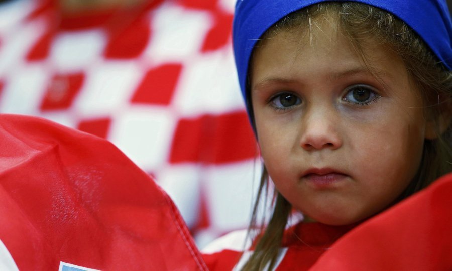Navijačica Hrvatske u Londonu