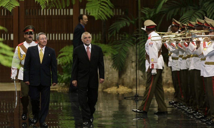 Stjepan Mesić i Raul Castro