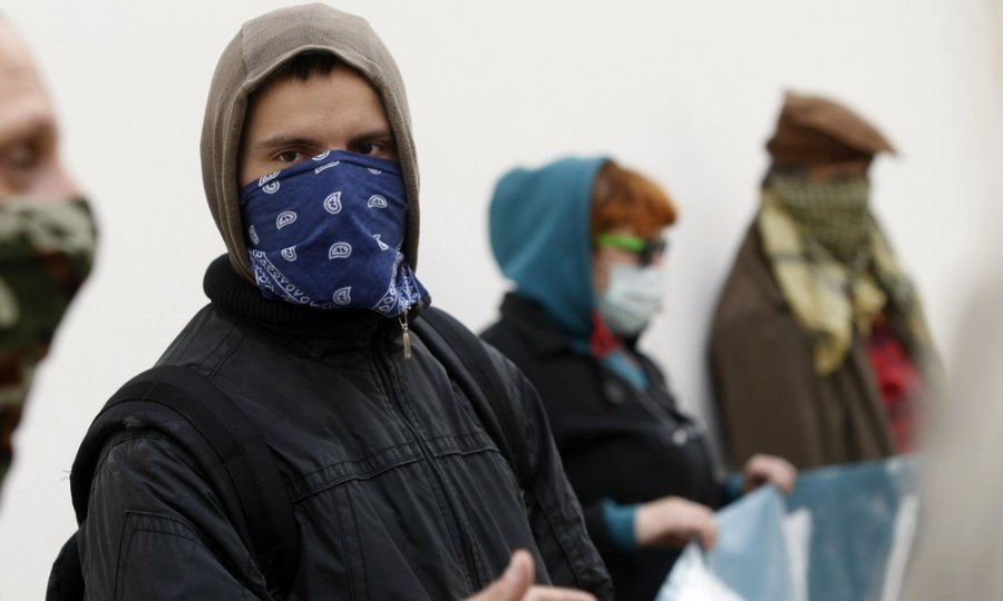 Prosvjed građanske akcije protiv fašizma i kapitalizma (1)