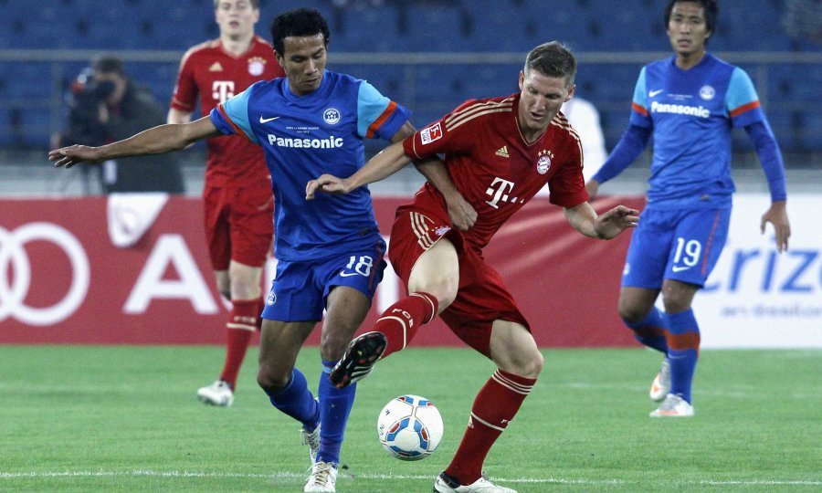 Sushil Kumar Singh i Bastian Schweinsteiger