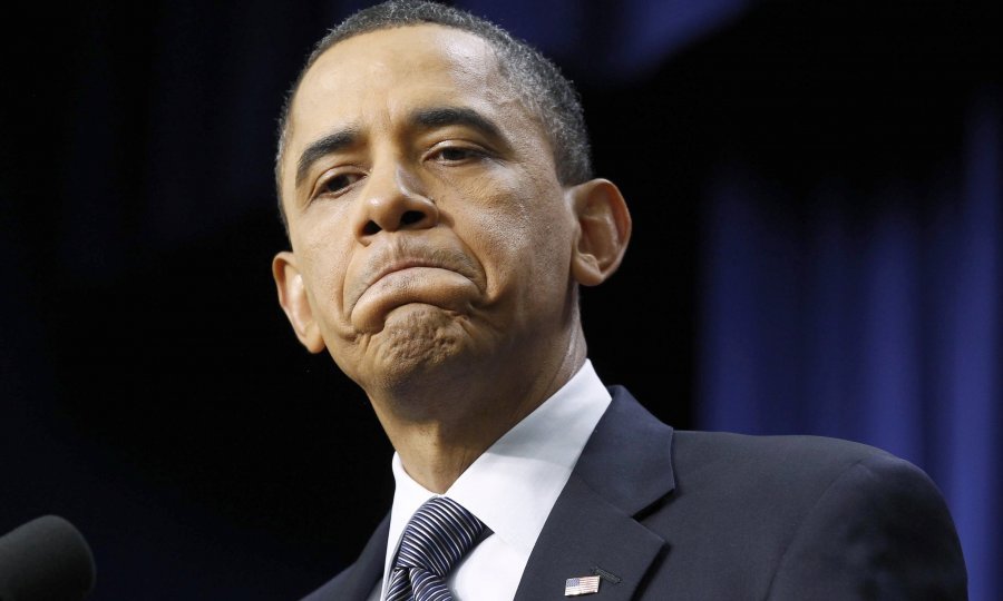 barack obama grimasa