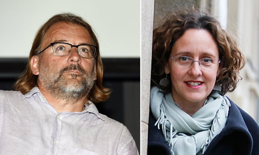 Hrvoje Hribar i Nina Obuljen