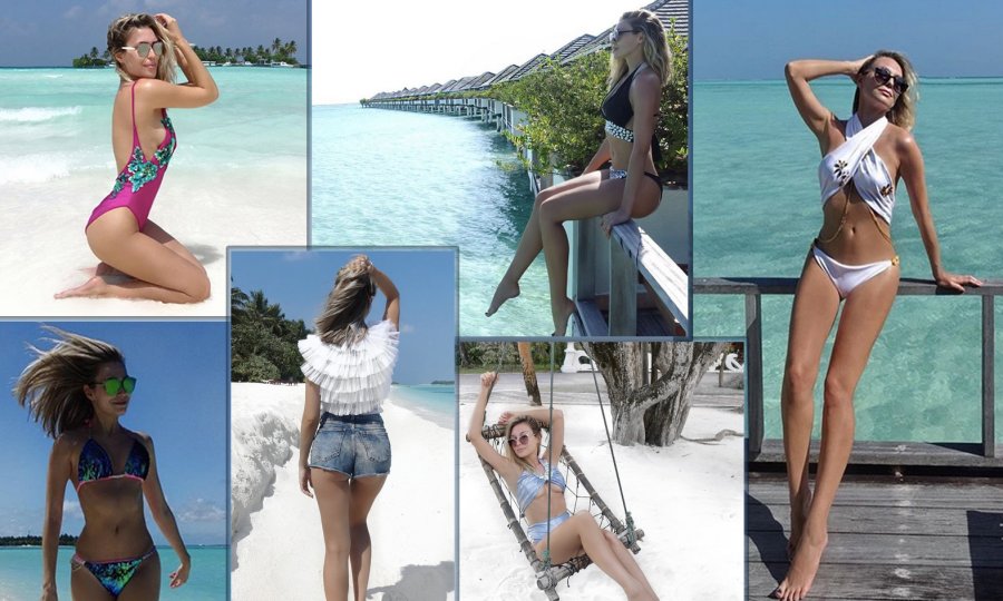 Sonja Kovač na Maldivima