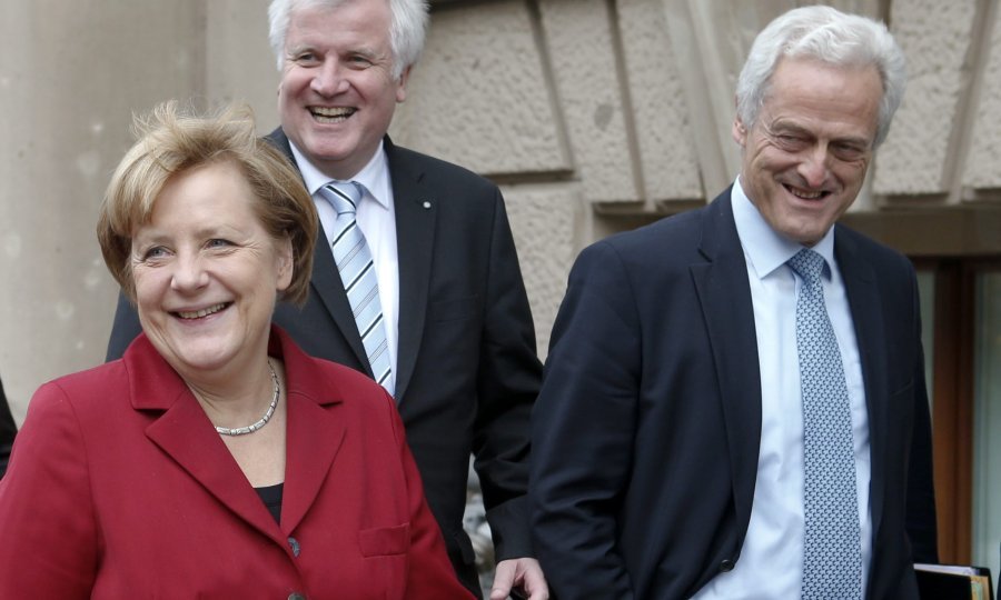Angela Merkel, Horst Seehofer i Peter Ramsauer