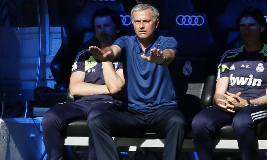 Jose Mourinho na utakmici protiv Osasune