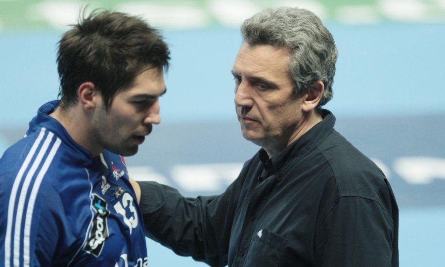 Nikola Karabatić i Claude Onesta