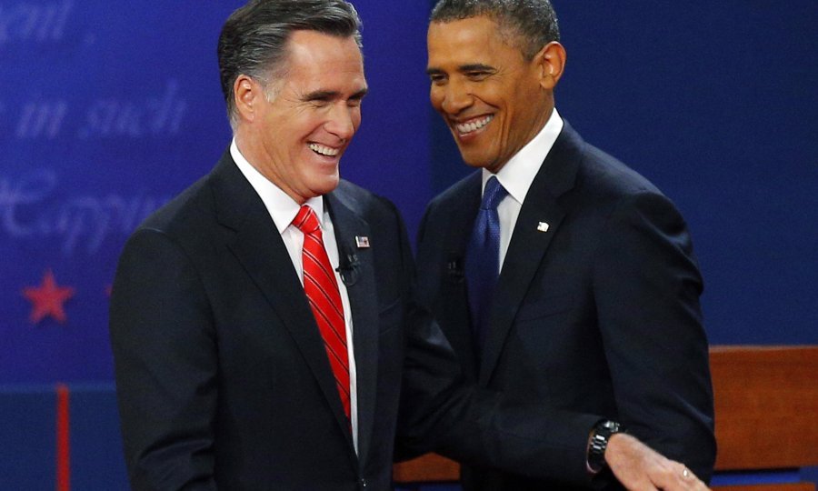 Mitt Romney i Barack Obama