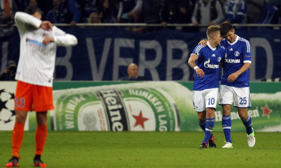 Klaas Jan Huntelaar i Lewis Holtby (Schalke 04)