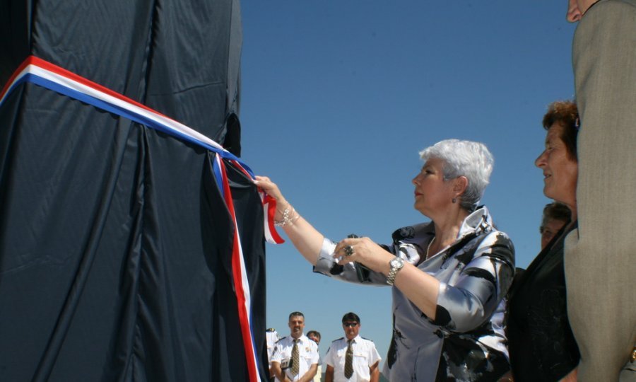 Jadranka Kosor - otkrivanje spomenika Rašćane